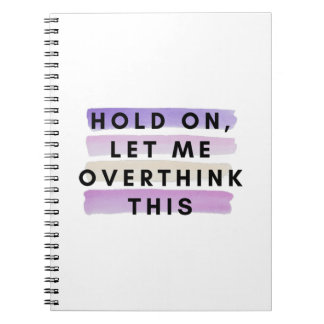 Cuaderno aguantar, permítanme sobrepensar este diseño