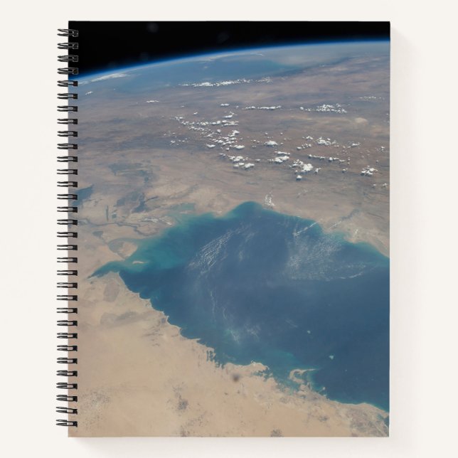 Cuaderno Aguas Azul Tropicales Del Golfo Pérsico. (Anverso)