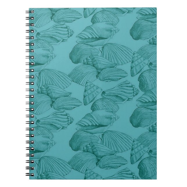 Cuaderno Aguas marinas en Aqua (Frente)
