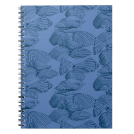 Cuaderno Aguas marinas en azul
