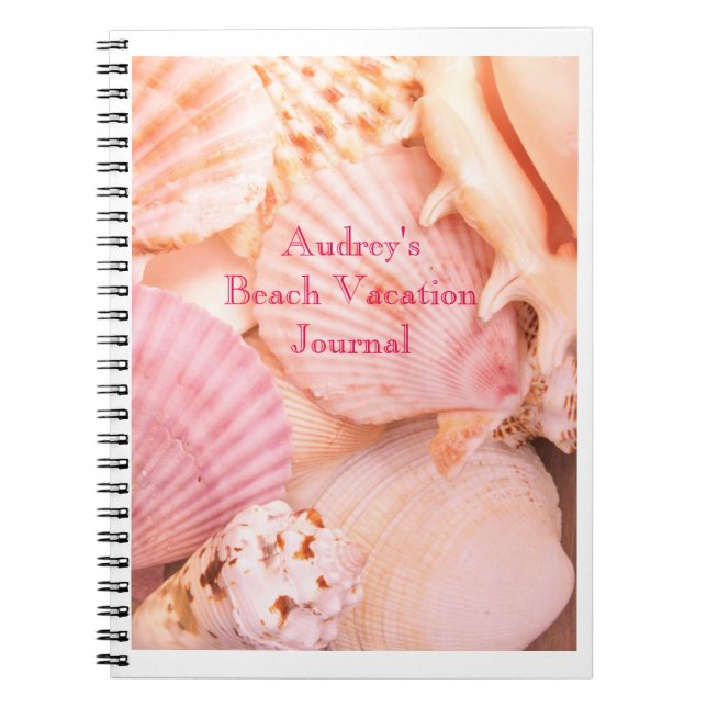 Cuaderno Aguas marinas rosas (Frente)