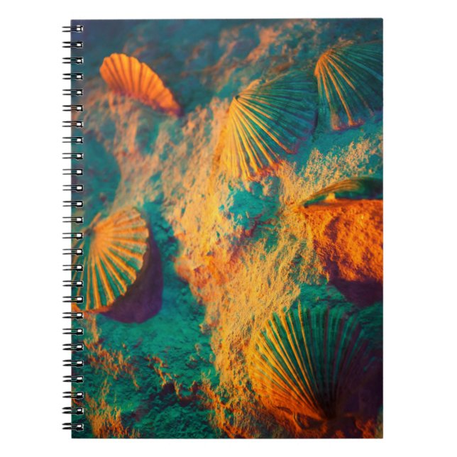 Cuaderno Aguas marinas y arena (Frente)