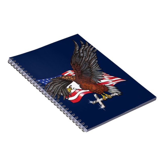 Cuaderno Águila americana con cruz (Lado Derecho)