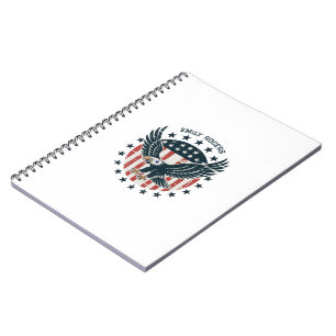 Cuaderno Águila Americana Retro
