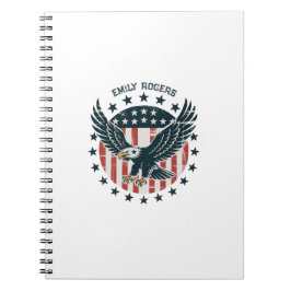 Cuaderno Águila Americana Retro
