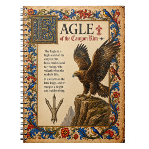 Cuaderno Águila, Arte de Bestiario Medieval