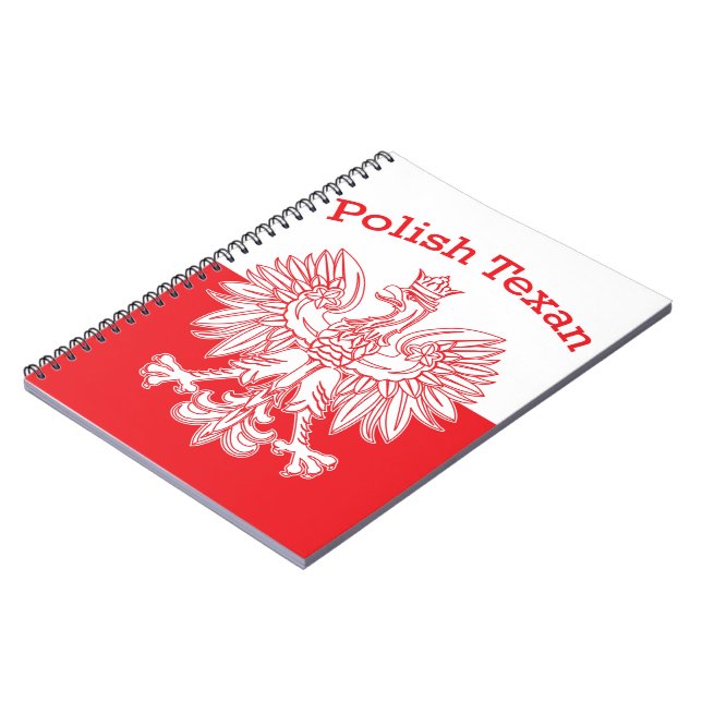 Cuaderno Águila blanca texana polaca (Lado Izquierdo)