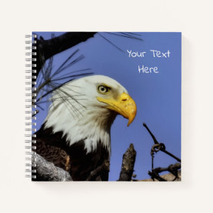 Cuaderno Águila calva madura en nido *Personaliza*