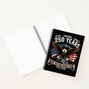 Cuaderno Águila de 250 años una nación bajo Dios