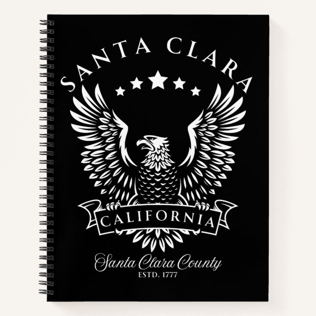 Cuaderno Águila de época de Santa Clara California (Anverso)