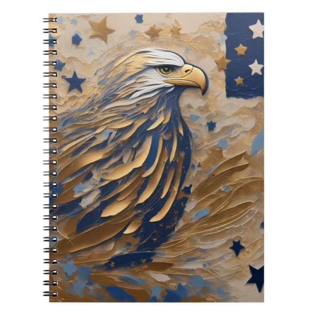Cuaderno Águila majestuosa: emblema de la herencia (Frente)