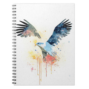 Cuaderno Águila Naturaleza animal salvaje Naturaleza acuare