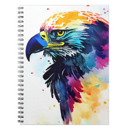 Cuaderno Águila Naturaleza salvaje Color animal Pintura de