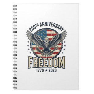 Cuaderno Águila Patriótica del 250 Aniversario de la Libert
