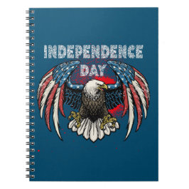 Cuaderno Águila Patriótica Julio 4 De Julio 4 De Julio