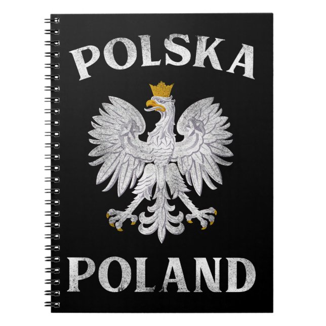 Cuaderno Águila Polaca T Polonia Escudo De Armas Polska (Frente)