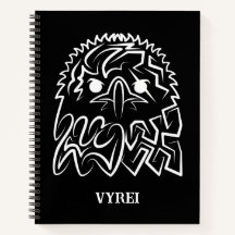 Águila Tribal Negra y Blanca