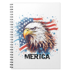 Cuaderno Águila vintage americana