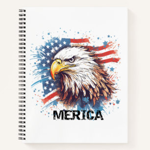 Cuaderno Águila vintage americana