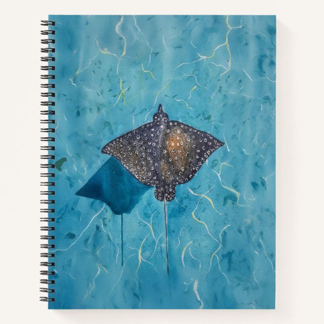Cuaderno Águila vista Stingray - Océano (Anverso)