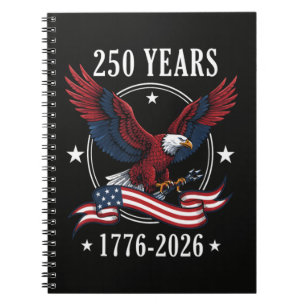 Cuaderno Águila Y Bandera 250 Años 1776-2026 250º