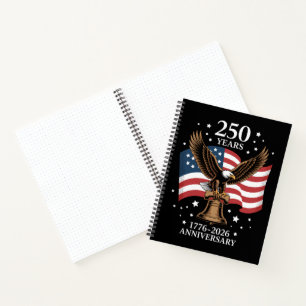 Cuaderno Águila y Bandera 250 Años de América 1776-2026