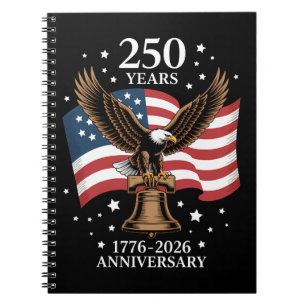 Cuaderno Águila y Bandera 250 Años de América 1776-2026