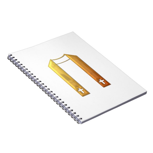 Cuaderno Agujero "3-D" Liturúrgico dorado (Lado Derecho)