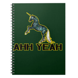 Cuaderno ahh sí unicornio