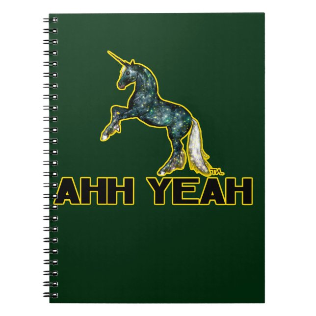 Cuaderno ahh sí unicornio (Frente)