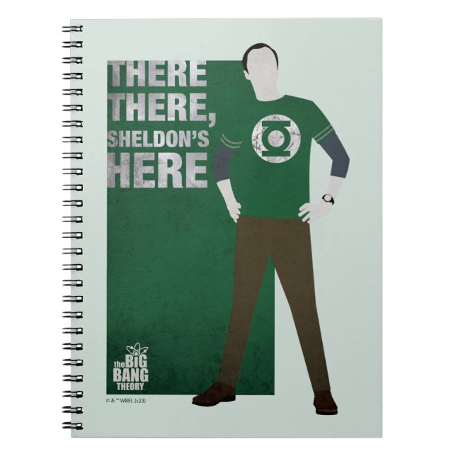 Cuaderno Ahí, Sheldon está aquí (Frente)