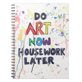 Cuaderno Ahora haga el arte, quehacer doméstico más