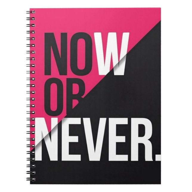 Cuaderno Ahora o nunca (Frente)