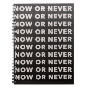 CUADERNO AHORA O NUNCA CITAR NEGRO Y BLANCO