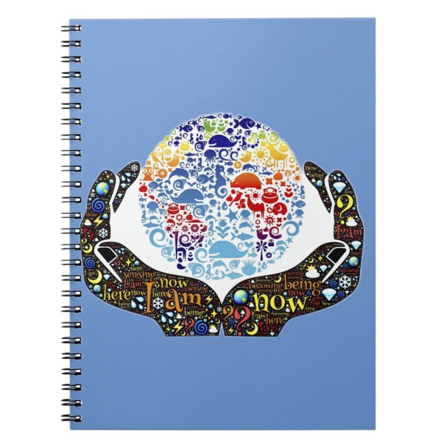 Cuaderno Ahora soy arte Inspirador de palabras (Frente)