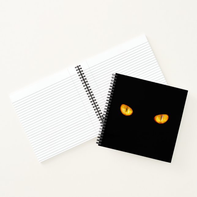 Cuaderno Ahora te ve gato negro (Interior)