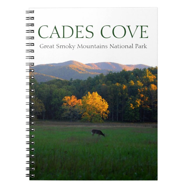 Cuaderno ahumado del paisaje de la montaña de la (Frente)