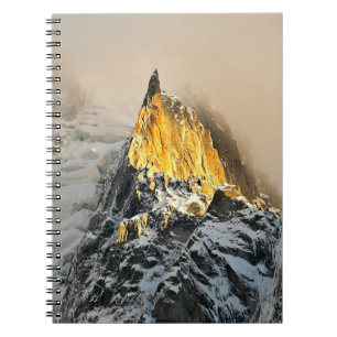 Cuaderno Aiguille des Deux Aigles amanecer, Chamonix