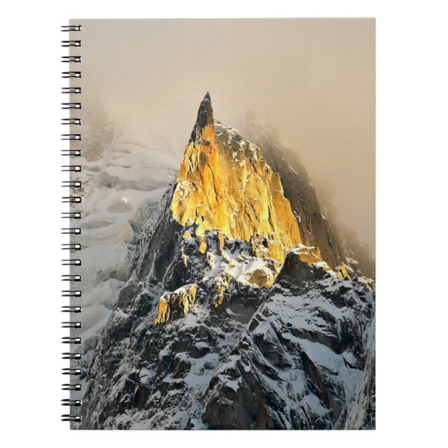 Cuaderno Aiguille des Deux Aigles amanecer, Chamonix (Frente)