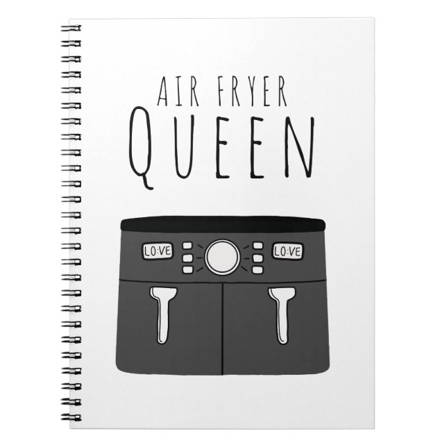 Cuaderno Air Fryer Queen (Frente)
