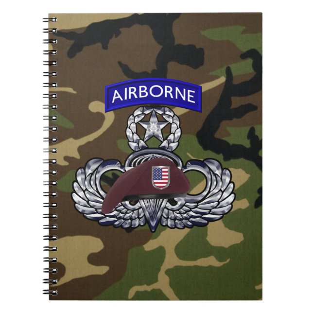 Cuaderno Airborne Paratrooper (Frente)