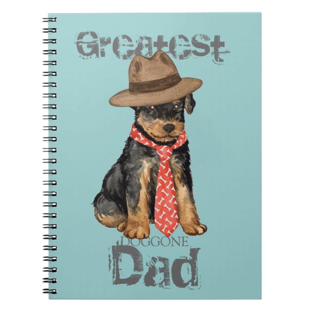 Cuaderno Airedale Dad (Frente)