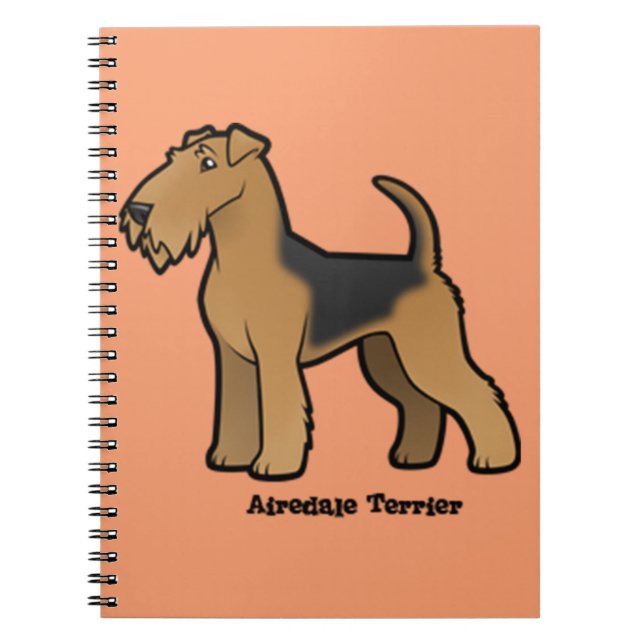 Cuaderno airedale terrier (Frente)