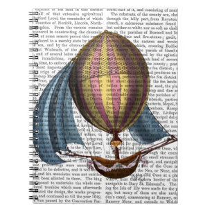 Cuaderno AirShip con velas azules