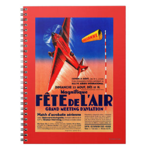 Cuaderno Airshow que ofrece el poste promocional de Haryse
