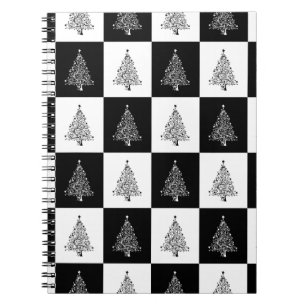 Cuaderno Ajedrez de árboles de navidad