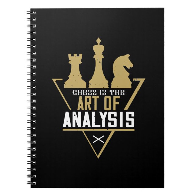 Cuaderno Ajedrez - El Ajedrez Es El Arte Del Análisis (Frente)