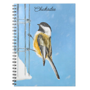 Cuaderno Ajedrez en pintura de alimentador - Arte de pájaro