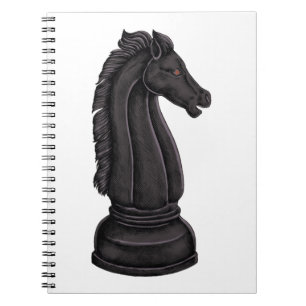 Cuaderno Ajedrez negro vintage