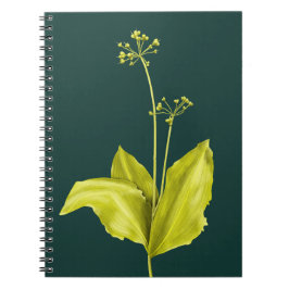 Cuaderno Ajo Silvestre Planta Verde Amante de la Naturaleza